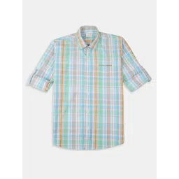 CAVIO Boys Comfort Relaxed Fit Tartan Checked Opaque Cotton Casual Shirt-picture-28