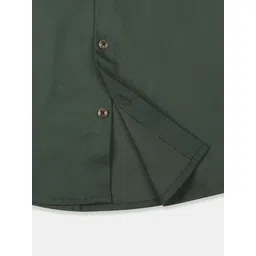 CAVIO Boys Comfort Relaxed Fit Typography Printed Opaque Cotton Casual Shirt image 3