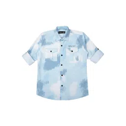 CAVIO Boys Comfort Spread Collar Dyed Cotton Casual Shirt-picture-11