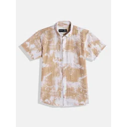 CAVIO Boys Comfort Tie and Dye Printed Pure Cotton Casual Shirt-picture-17