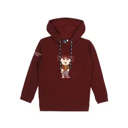 CAVIO Boys Graphic Embroidered Hooded Cotton T-Shirt-picture-13