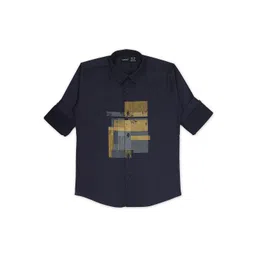 CAVIO Boys Graphic Printed Spread Collar Full Sleeves Cotton Casual Shirt-picture-27