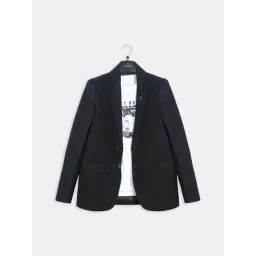 Cavio Boys Navy Cotton Comfort Fit Blazer & T-Shirt-picture-15