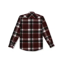 CAVIO Boys Pack of 2 Comfort Spread Collar Tartan Checked Cotton Casual Shirts image 4