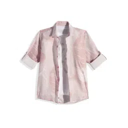 Cavio Boys Pink Printed Shirt-picture-39