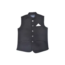 CAVIO Boys Pure Cotton Woven Nehru Jacket-picture-11