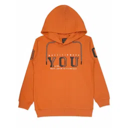CAVIO Boys Typographic Printed Hooded Pure Cotton Sweatshirt-picture-48