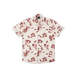Cavio Brown Cotton Comfort Printed Shirt-picture-35