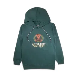 Cavio Kids Dark Green Printed Full Sleeves Sweatshirt-picture-20