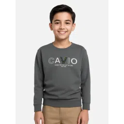 Cavio Kids Grey Cotton Printed Full Sleeves Sweatshirt-picture-46
