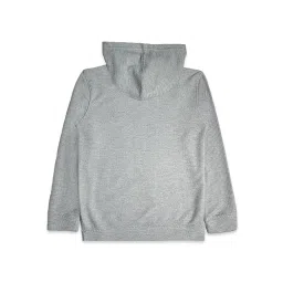 Cavio Kids Grey Textured Full Sleeves Sweatshirt image 2