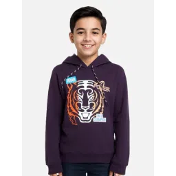 Cavio Kids Navy Printed Full Sleeves Sweatshirt-picture-26