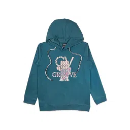 Cavio Kids Turquoise Printed Full Sleeves Sweatshirt-picture-36