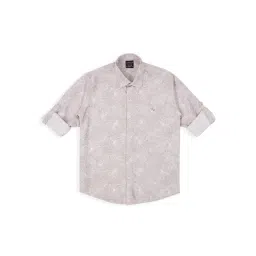 Cavio Magenta Cotton Comfort Printed Shirt-picture-32