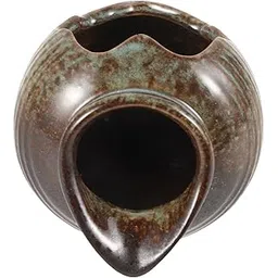 CAXUSD Garden Fountain Ceramic Water Feature Unique DIY Outdoor Decor for Ponds Patios Compact Glazed for Garden Aesthetics and Small Spaces-picture-11