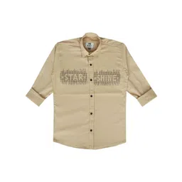 CAY Boys Printed Spread Collar Standard Regular Fit Cotton Casual Shirt-picture-31