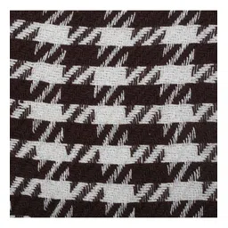 cazimo Brown Woven Cotton Checkered 50X60 Inches Throw image 4