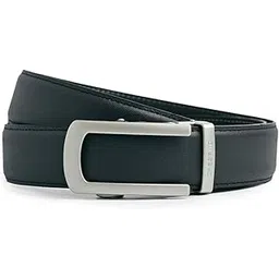 cazzano Men's Leather Belt With Buckle Closure Black-picture-11