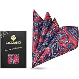 cazzano Pocket Square Multi Colour Printed Men for Suaitable for Suit & Blazer-picture-46