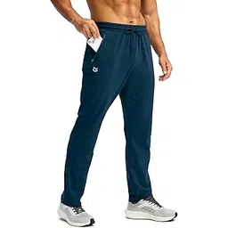 cb-colebrook Men's Fleece Lined Winter Pants with 3 Zipper Pockets Warm Athletic Joggers Workout Running Sweatpants for Men Treck Pant-picture-43