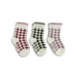 Cdeck Kids-Unisex Multicolor Pack of 3 Rabbit Wool Socks-picture-20