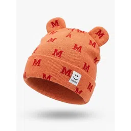 Cdeck Unisex Kids Printed Woollen Beanie-picture-33