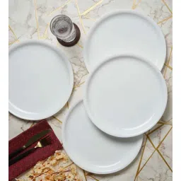 cdi White Acrylic Melamine (Set Of 6) Dinner Plates-picture-36