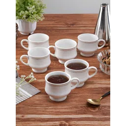 CDI White Solid Ceramic Glossy Mugs Set of Cups and Mugs-picture-19