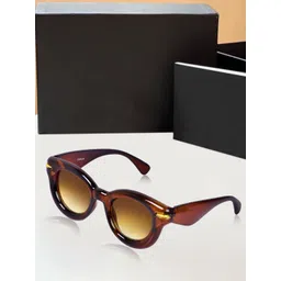 CELEBRITY SUNGLASSES Unisex Oval Sunglasses with UV Protected Lens CLSG-87017-02-picture-22