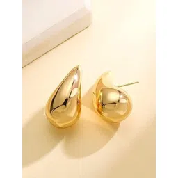 Celestique Gold-Plated Teardrop Shaped Studs-image-20