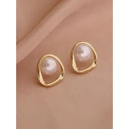 Celestique Pearls Beaded Contemporary Shaped Studs-picture-39