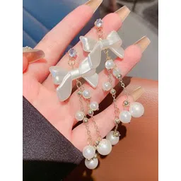 Celestria Korean Contemporary Shaped Drop Earrings-picture-10