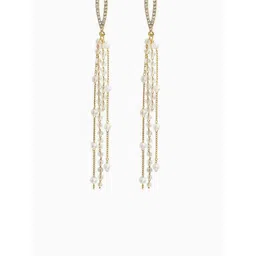 Celestria Korean Contemporary Shaped Drop Earrings image 3