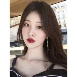 Celestria Korean Contemporary Shaped Drop Earrings image 4