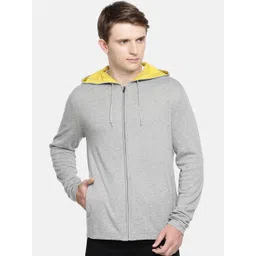Celio Hooded Cotton Front-Open Sweaters-picture-10