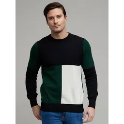 Celio Men Colourblocked Pullover-picture-23