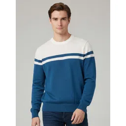 Celio Men Colourblocked Pullover-picture-27