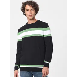 Celio Men Green Colourblocked-picture-18