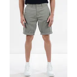 Celio Men Mid-Rise Regular Fit Knee Length Chino Shorts-picture-29