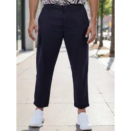 Celio Men Mid-Rise Regular Fit Trousers-picture-34