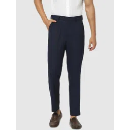 Celio Men Navy Blue Classic Trousers-picture-19