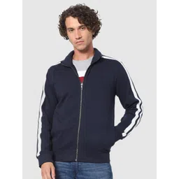 Celio Men Navy Blue Cotton Sweatshirt-picture-20