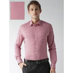 Celio Men Red Regular Fit Checked Formal Shirt-picture-25