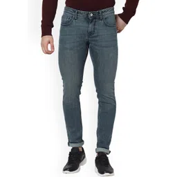 Celio Men Skinny Fit Mid-Rise Clean Look Light Fade Cotton Jeans-picture-12