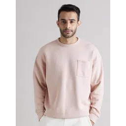 Celio Men Solid Pullover Cotton Sweatshirt-picture-19