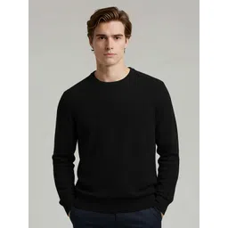 Celio Men Solid Regular Fit Cotton Pullover-picture-12
