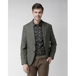 celio Men Solid Single Breasted Casual Blazer-picture-13