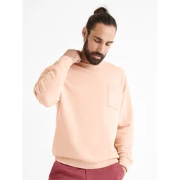 Celio Round Neck Cotton Pullover Sweatshirt-picture-23