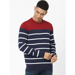 Celio Striped Cotton Pullover-picture-27