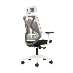 CELLBELL Capree Mesh High Back Grey &a; White Ergonomic Chair, CBHKFOC1239-picture-15